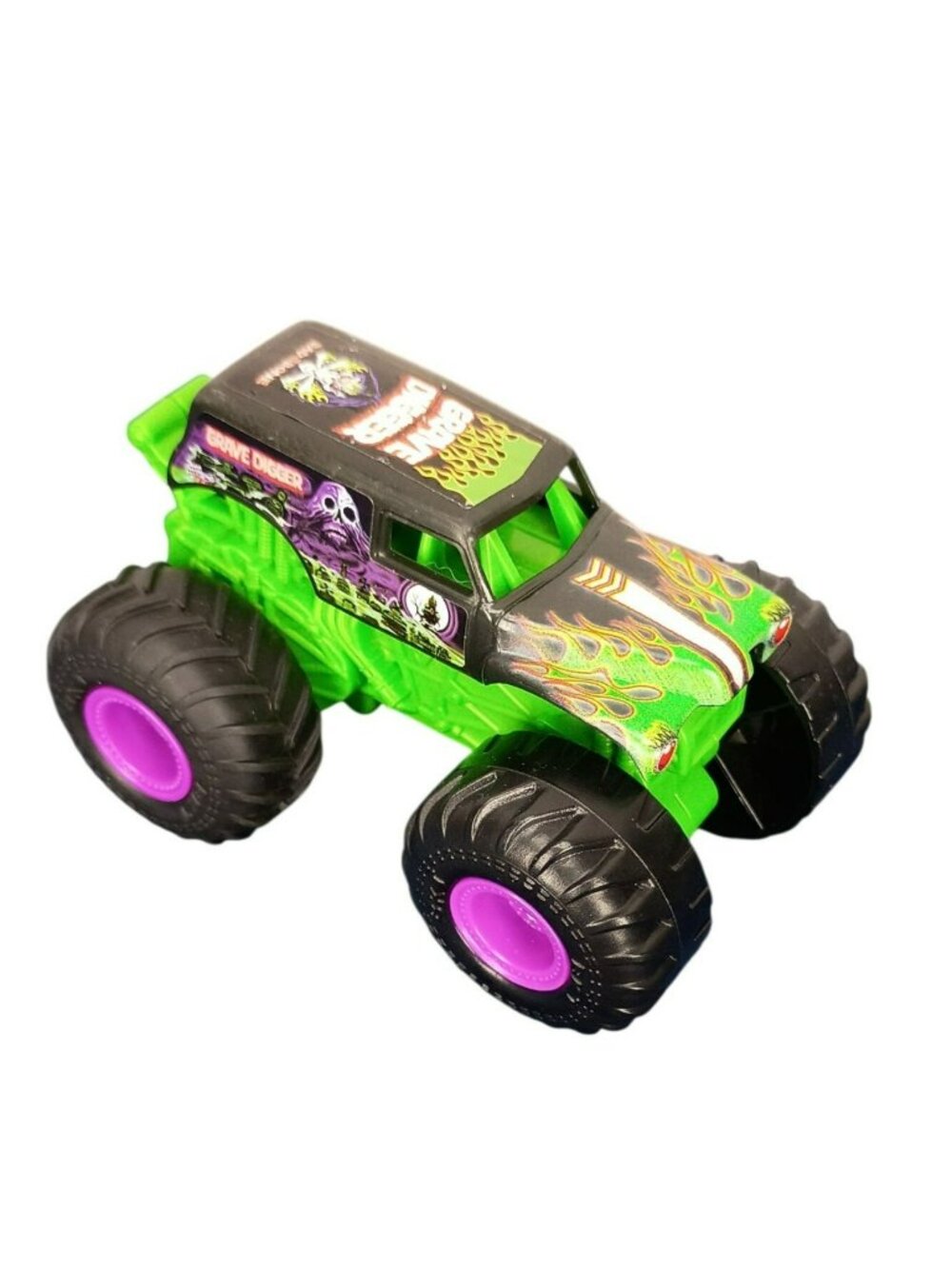 Grave Digger Monster Truck Toy - Green & Black Design No Remote - USB Port